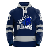 Brandywine Outlaws Adult Sublimated Retro Hoodie