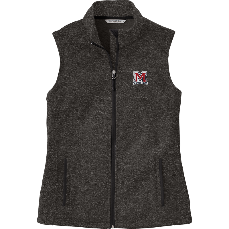 Jr. Mounties Ladies Sweater Fleece Vest