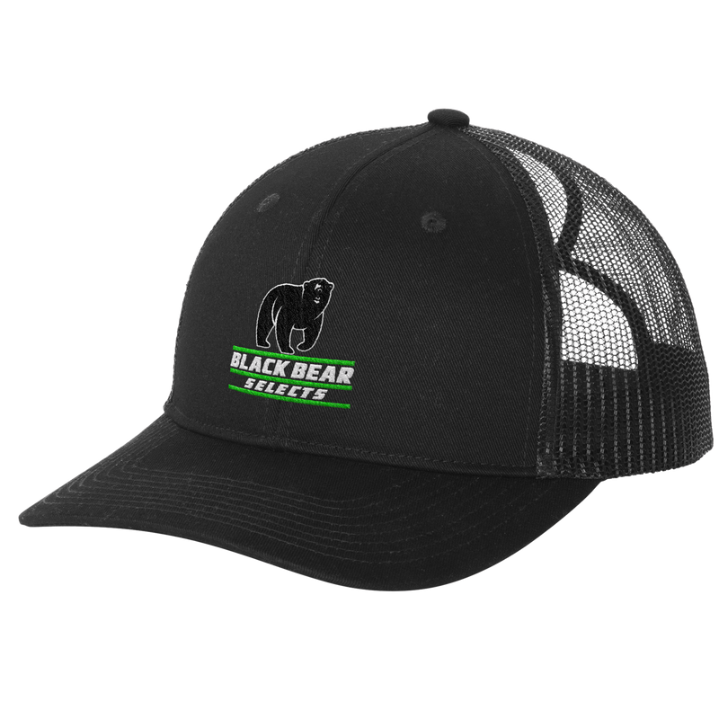 Black Bear Selects Snapback Ponytail Trucker Cap