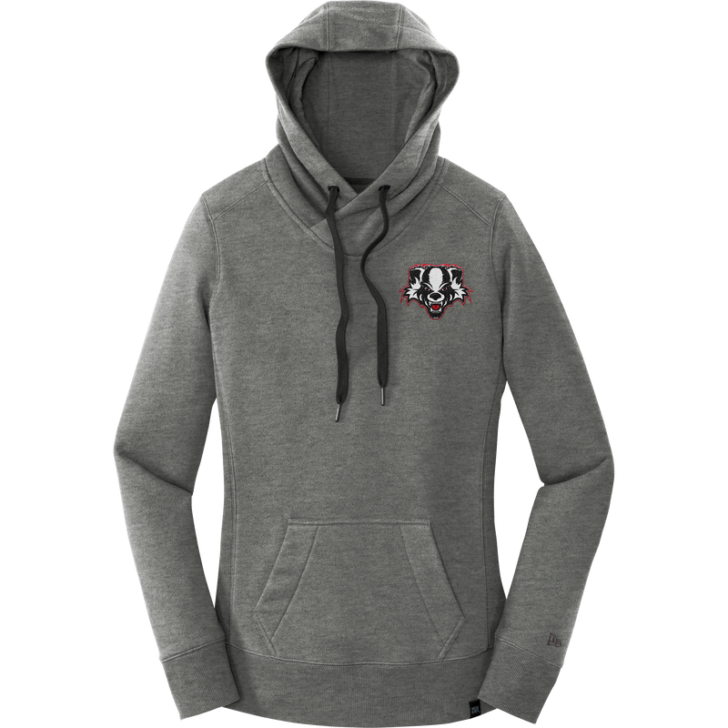 Scary Badgers New Era Ladies French Terry Pullover Hoodie