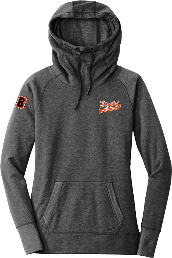 Biggby Coffee AAA New Era Ladies Tri-Blend Fleece Pullover Hoodie