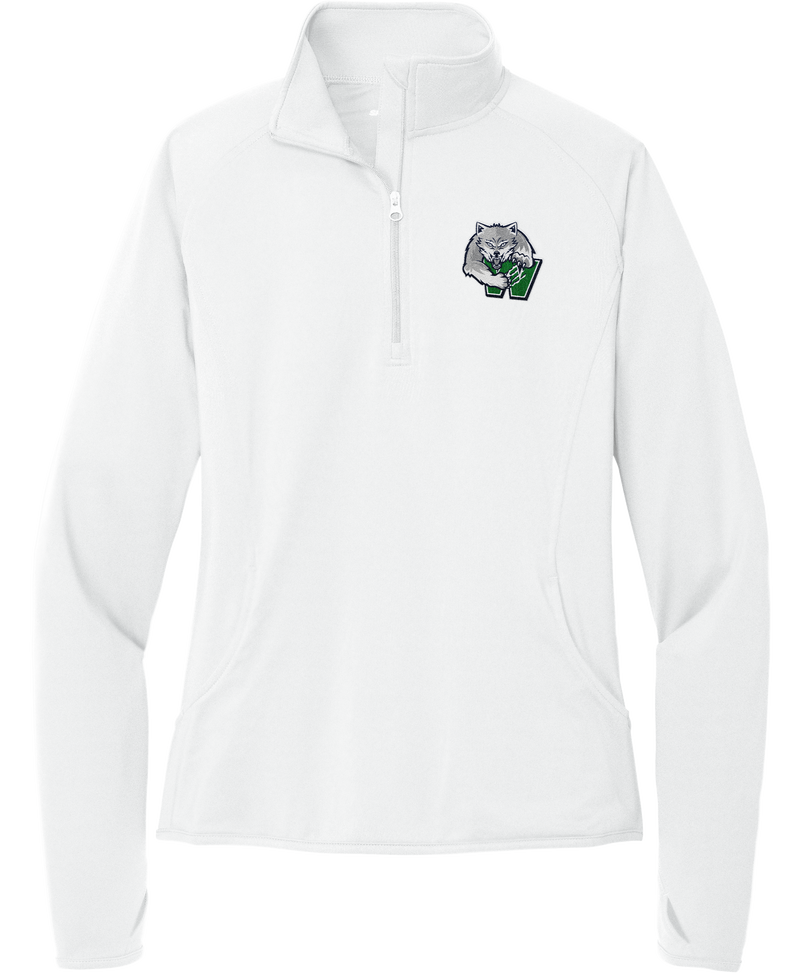 Woodbridge Wolfpack Ladies Sport-Wick Stretch 1/4-Zip Pullover