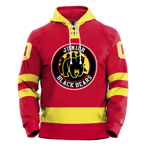MD Jr Black Bears Youth Sublimated Retro Hoodie
