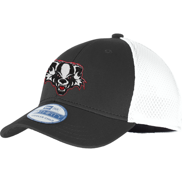 Scary Badgers New Era Youth Stretch Mesh Cap
