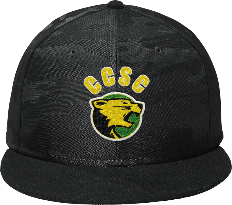 Chester County New Era Camo Flat Bill Snapback Cap