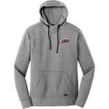 Metro Jets New Era Tri-Blend Fleece Pullover Hoodie