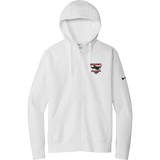 Biggby Bombers Nike Club Fleece Sleeve Swoosh Full-Zip Hoodie