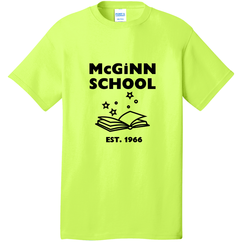 McGinn Elementary 'Book' Core Cotton Tee