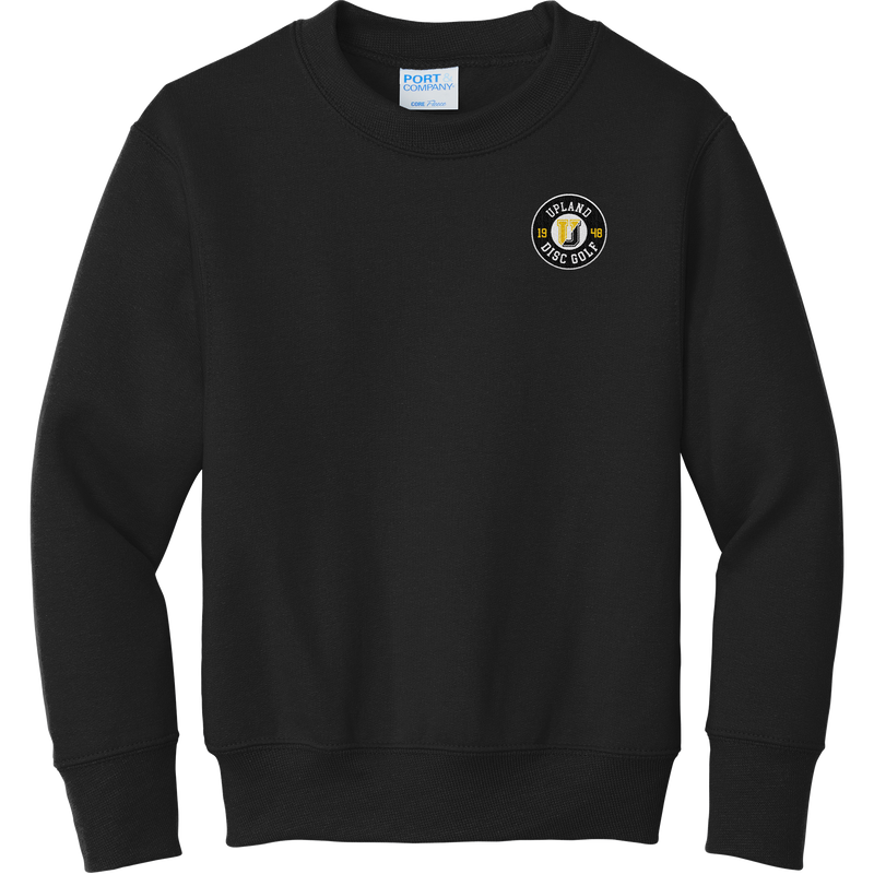 Upland Disc Golf Youth Core Fleece Crewneck Sweatshirt