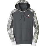 Scary Badgers Sport-Wick Mineral Freeze Fleece Colorblock Hooded Pullover