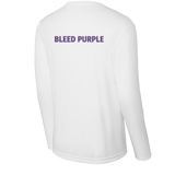 Curry College (Bleed Purple Hockey) Youth Long Sleeve PosiCharge Competitor Tee
