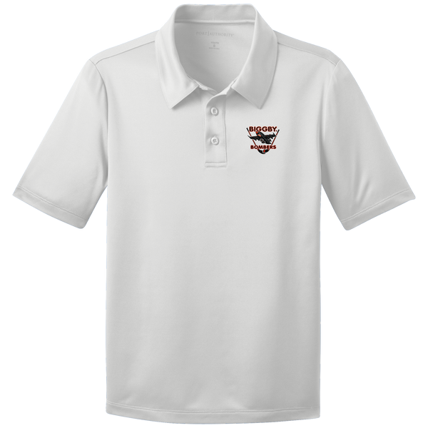 Biggby Bombers Youth Silk Touch Performance Polo